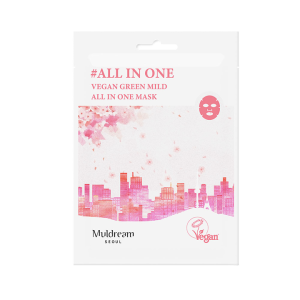 MULDREAM Vegan Green Mild All in One Mask