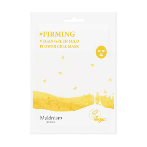 MULDREAM Vegan Green Mild Flower Cell Mask