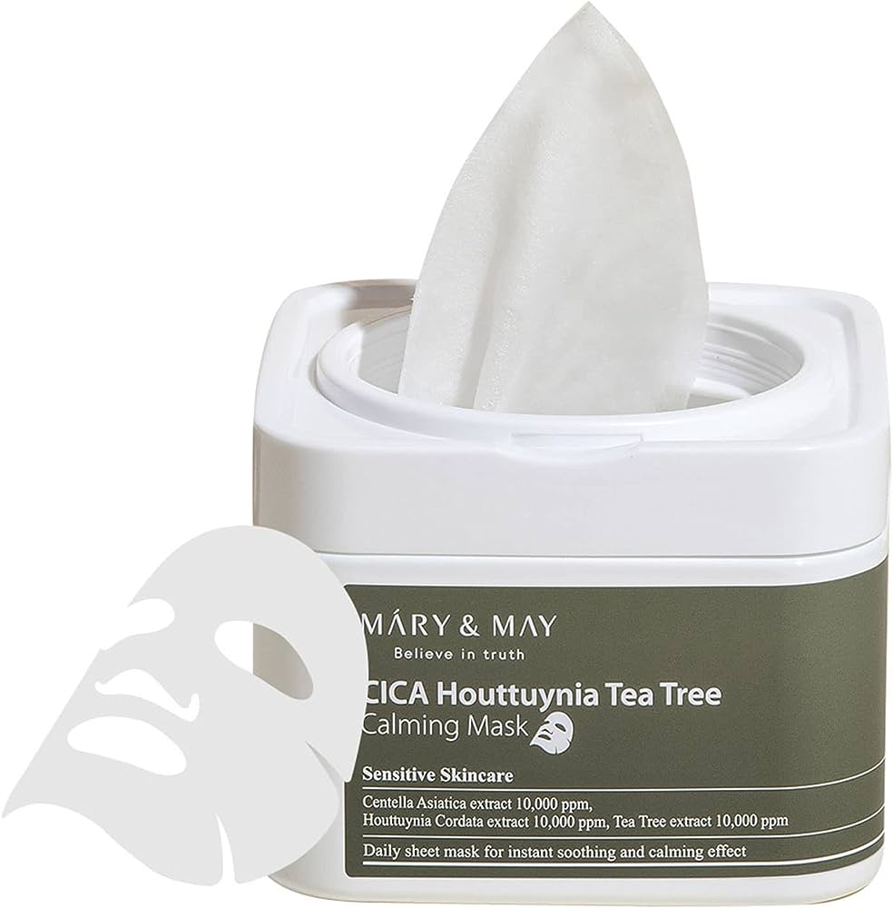 MARY & MAY CICA Houttuynia Tea Tree Calming Mask